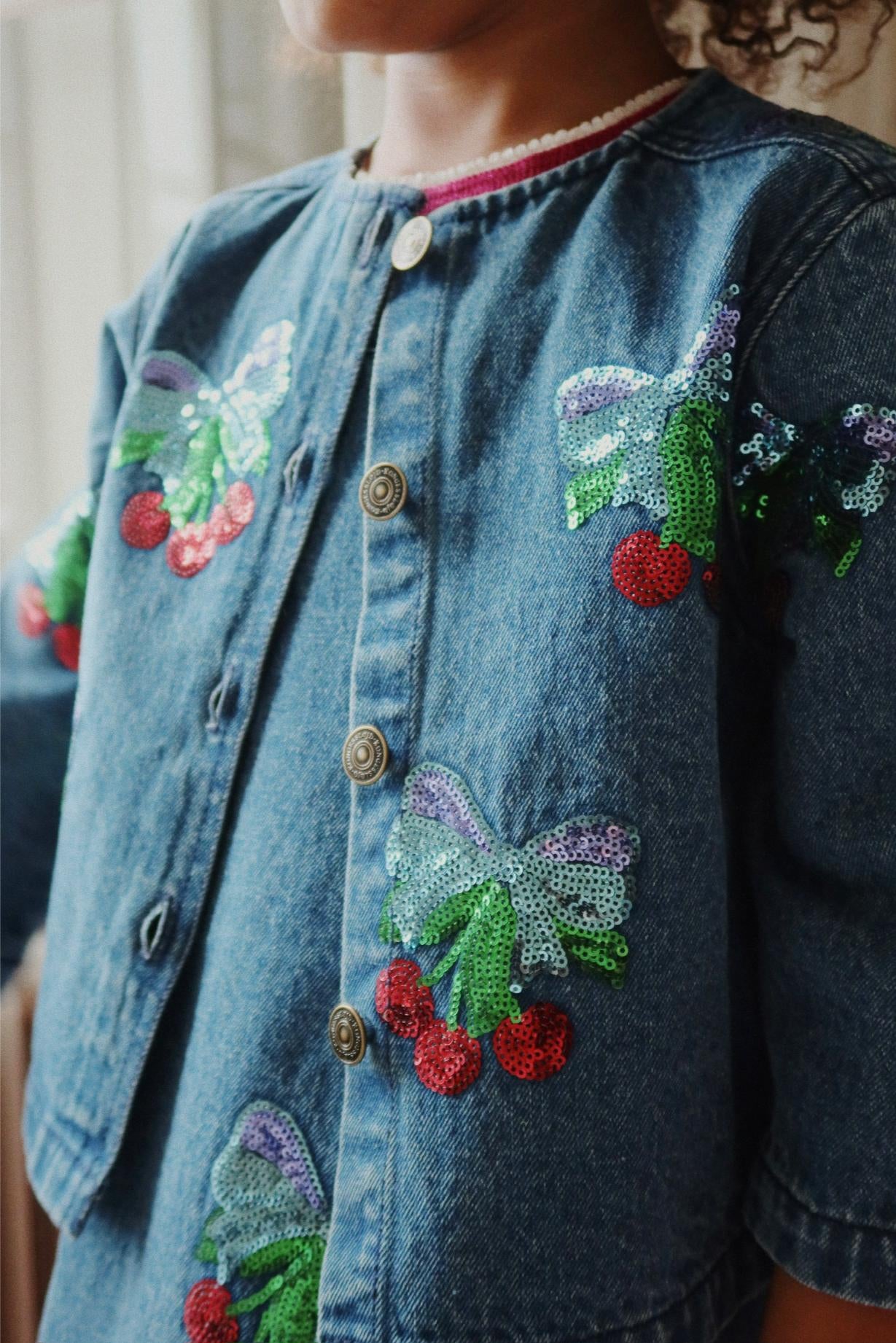 Dress Magot sequin strap | Amarena sequin | Konges Slojd