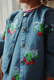 Dress Magot sequin strap | Amarena sequin | Konges Slojd