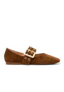 Flat shoe Atlantica | Chesnut suede | Steve Madden