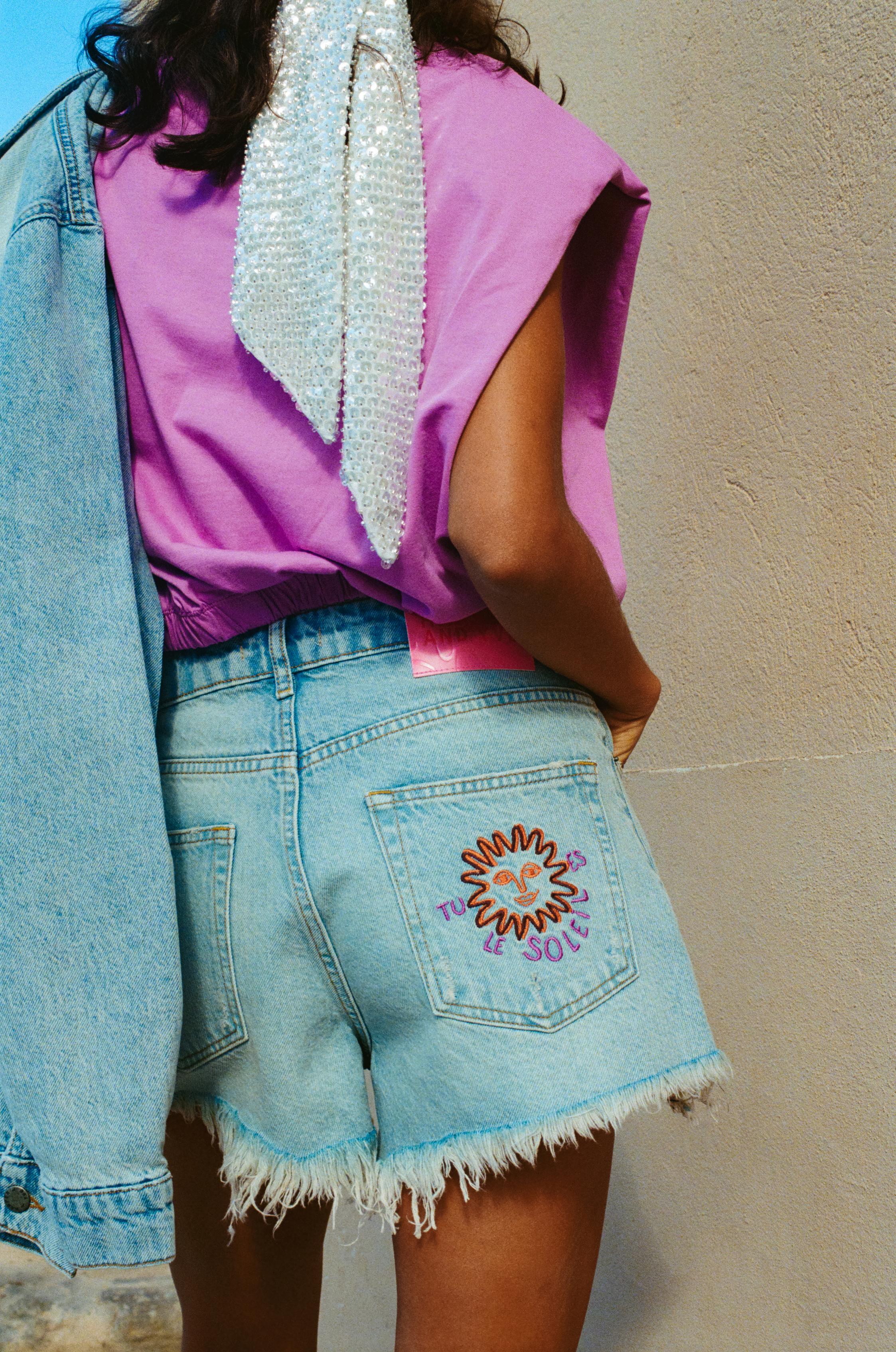 Short Yve | Light blue | Harper & Yve