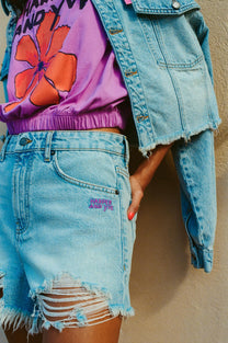 Short Yve | Light blue | Harper & Yve