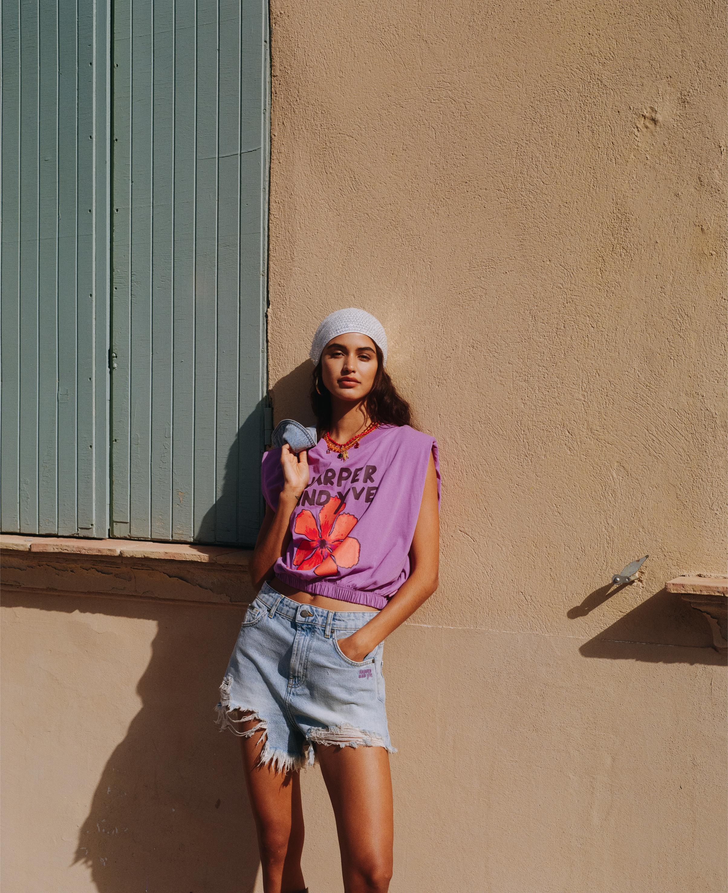 Short Yve | Light blue | Harper & Yve