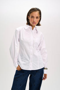 Hourglass blouse Liva | White | Refined Department