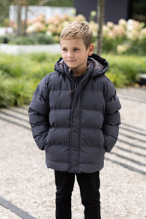 Jacket quilt solid | Ebony | En Fant