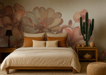 Behang Blush Flowers | Mint