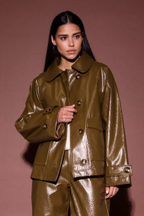 Jacket Jeany | Green | Amaya Amsterdam