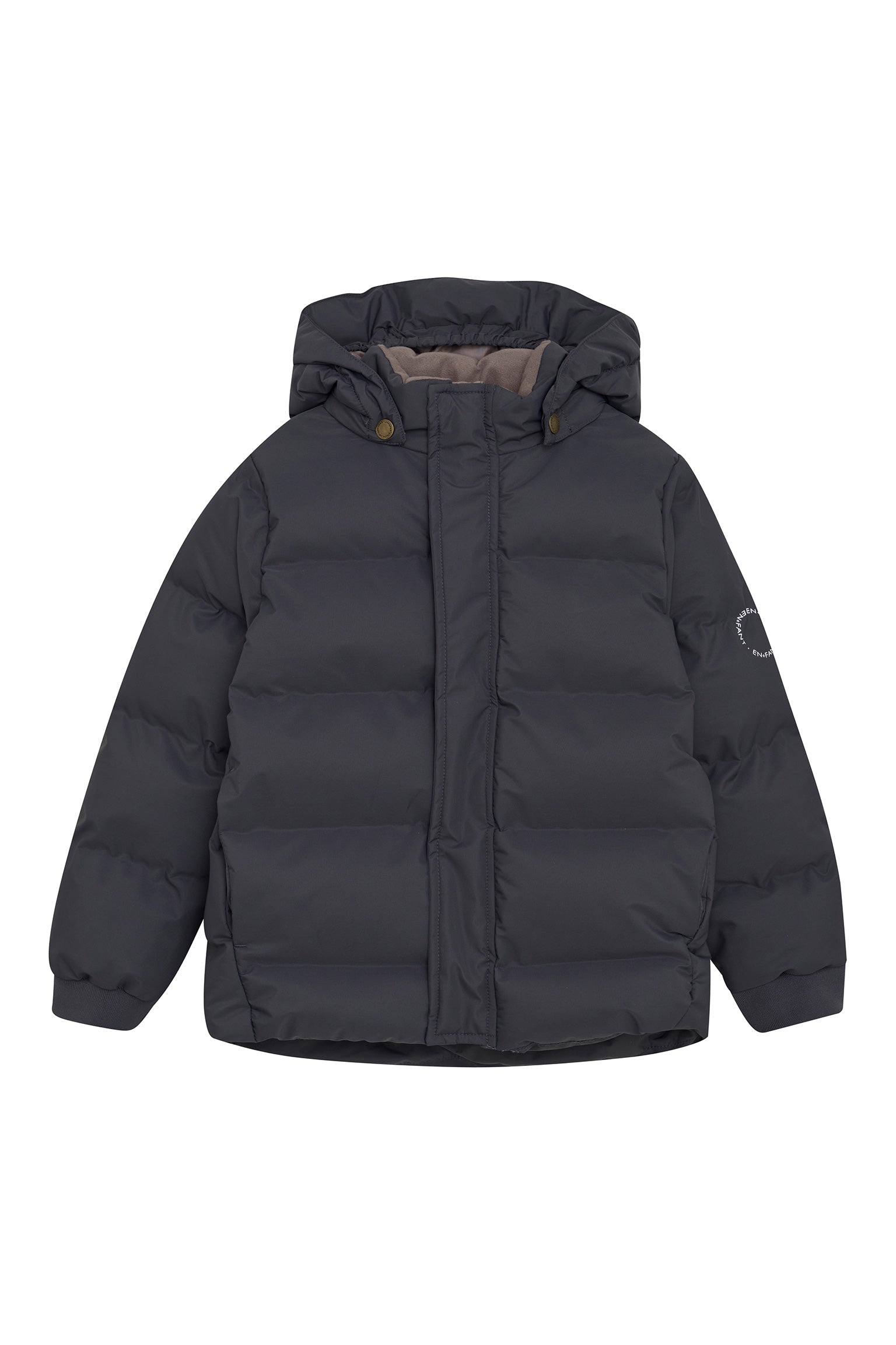 Jacket quilt solid | Ebony | En Fant