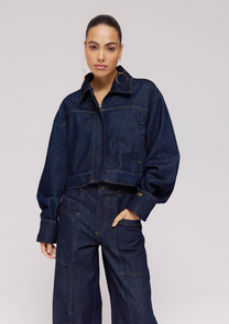 Jacket Fiona | Dark blue | Harper & Yve