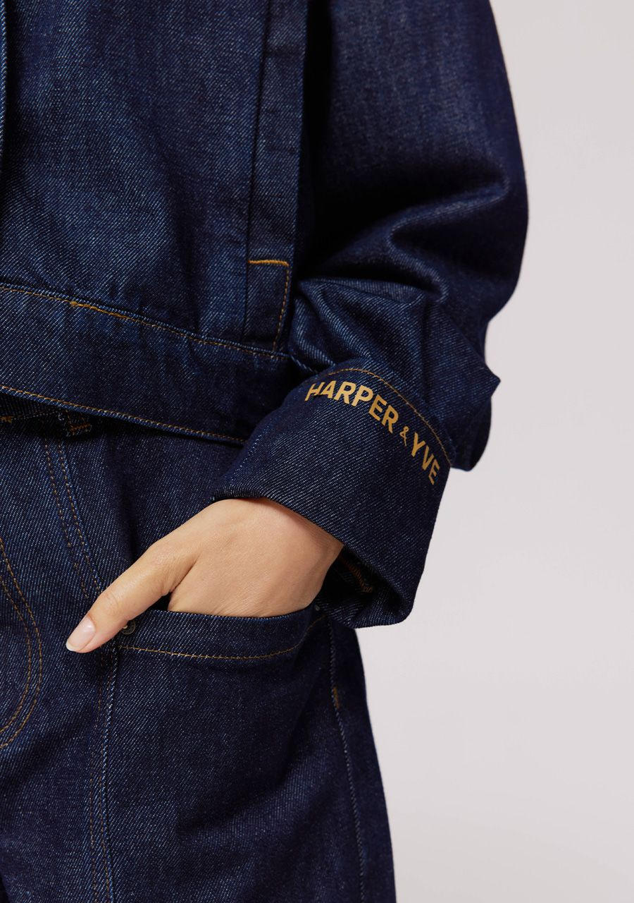 Jacket Fiona | Dark blue | Harper & Yve