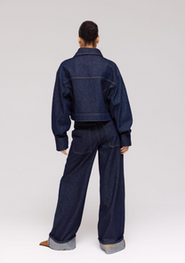 Jacket Fiona | Dark blue | Harper & Yve