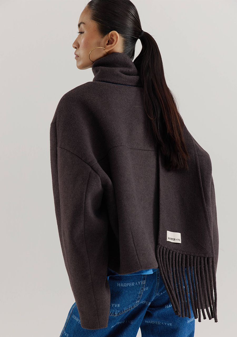 Jacket Kisha | Dark grey | Harper & Yve