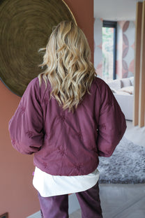 Jacket Nori | Wine berry | Harper & Yve