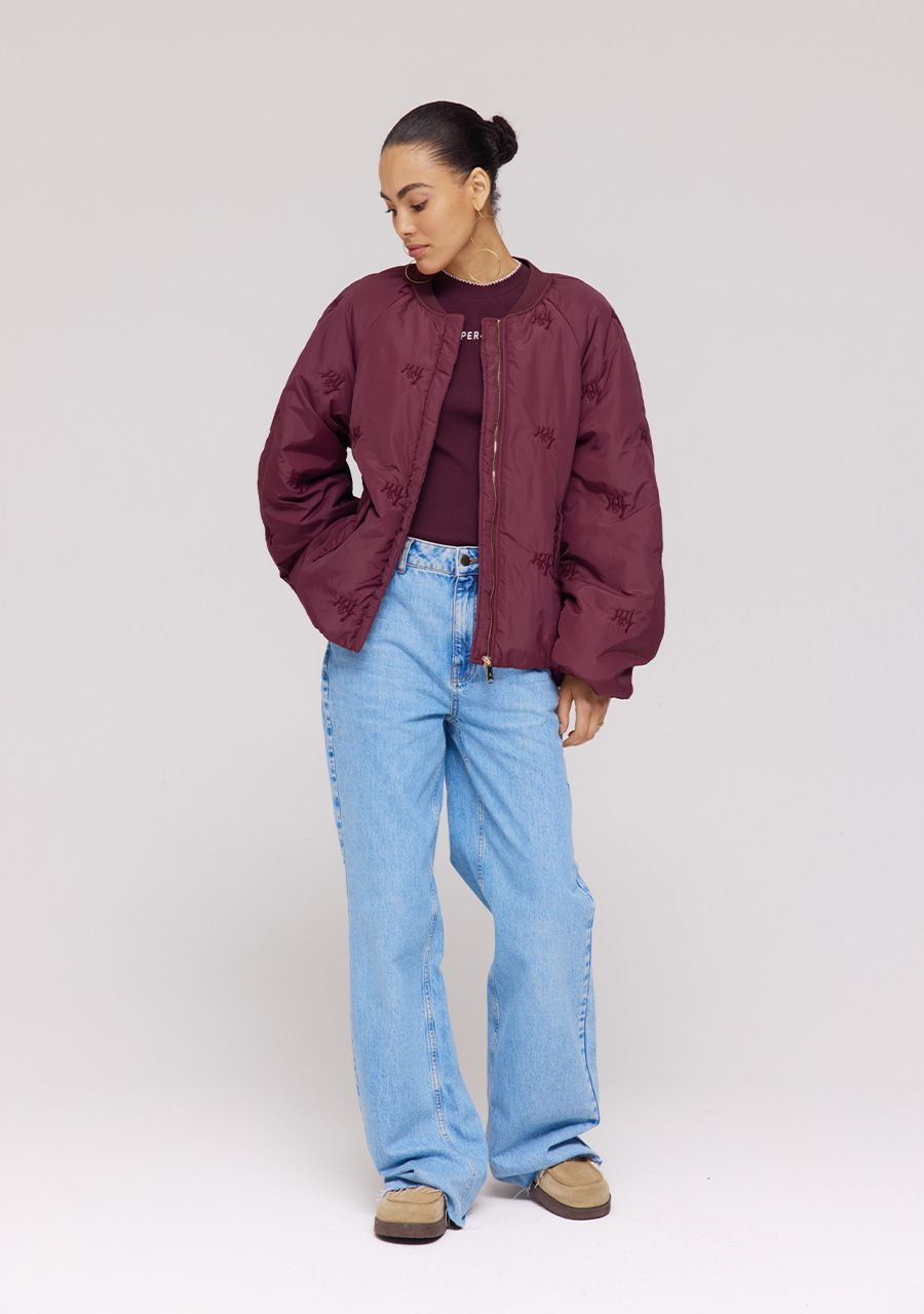 Jacket Nori | Wine berry | Harper & Yve