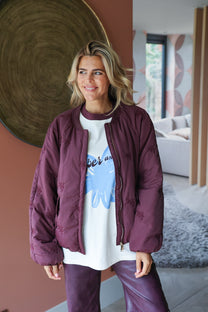 Jacket Nori | Wine berry | Harper & Yve