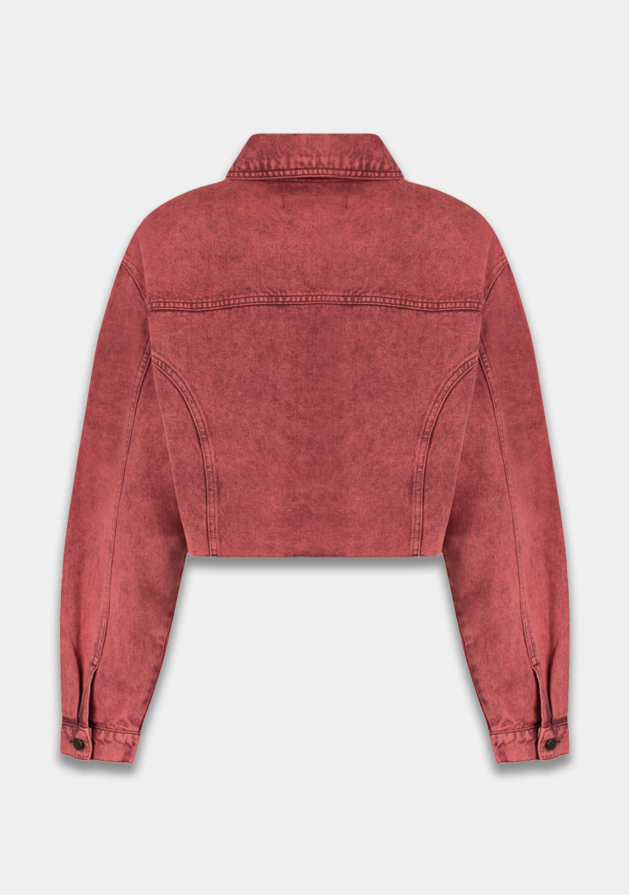 Jacket Willow | Brick red | Harper & Yve