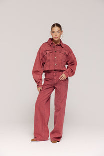 Jacket Willow | Brick red | Harper & Yve