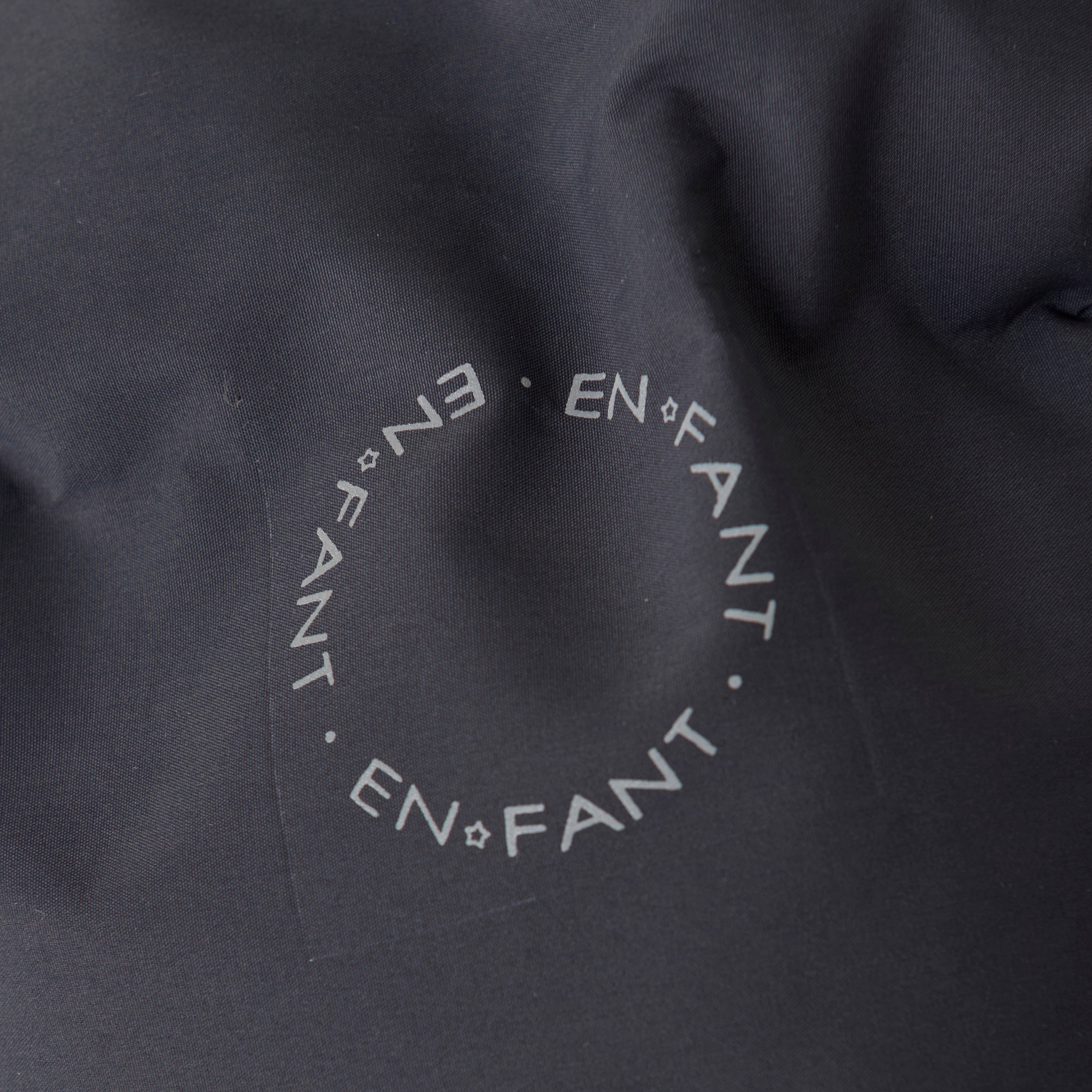 Jacket quilt solid | Ebony | En Fant