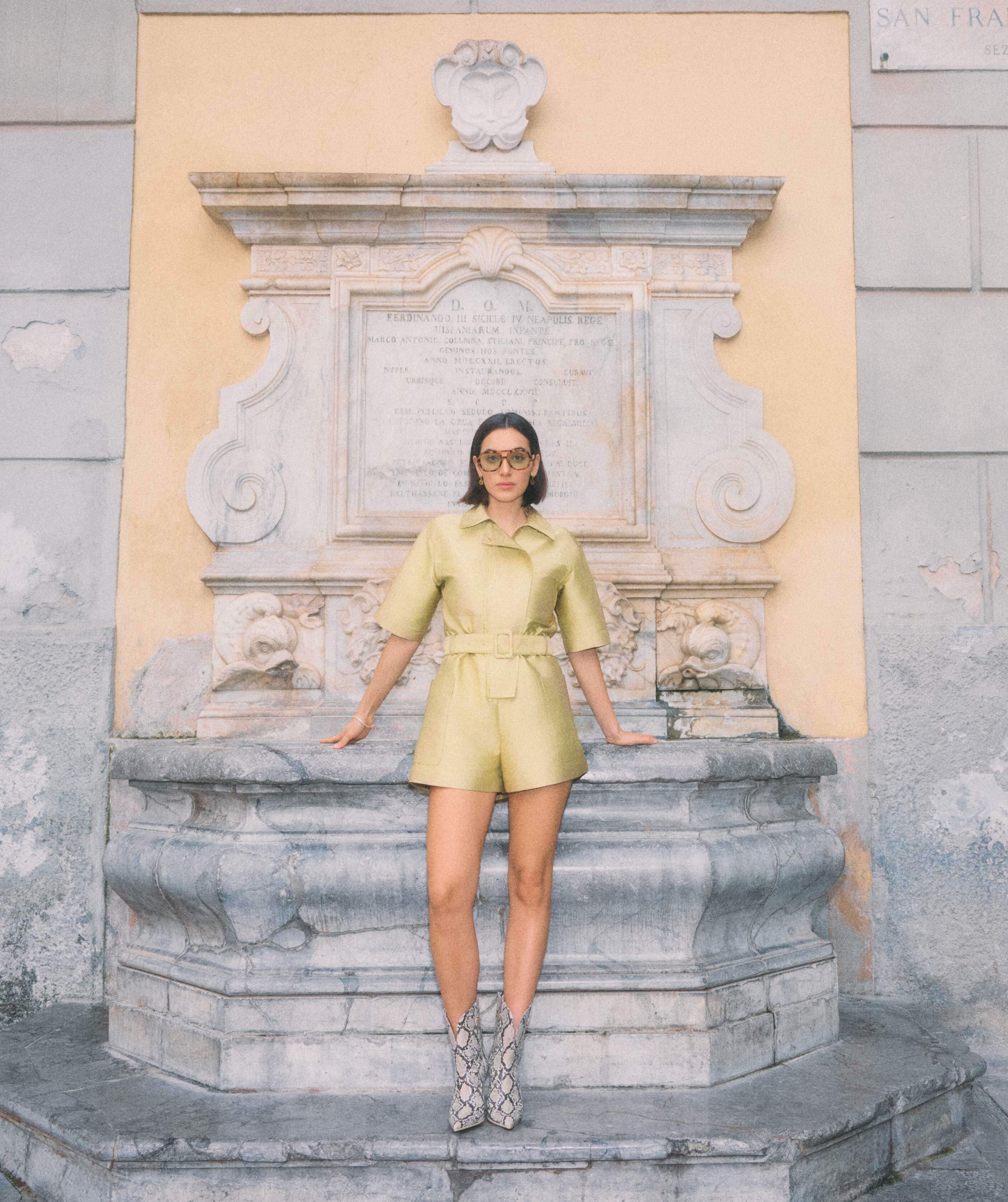 Jumpsuit Maxime | Dull gold | JOSH V