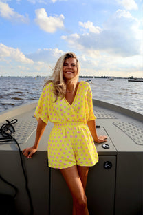 Jumpsuit Sundae Summer | Yellow Pink | Studio Poespas