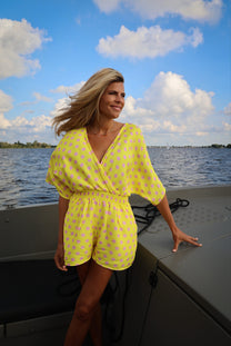 Jumpsuit Sundae Summer | Yellow Pink | Studio Poespas