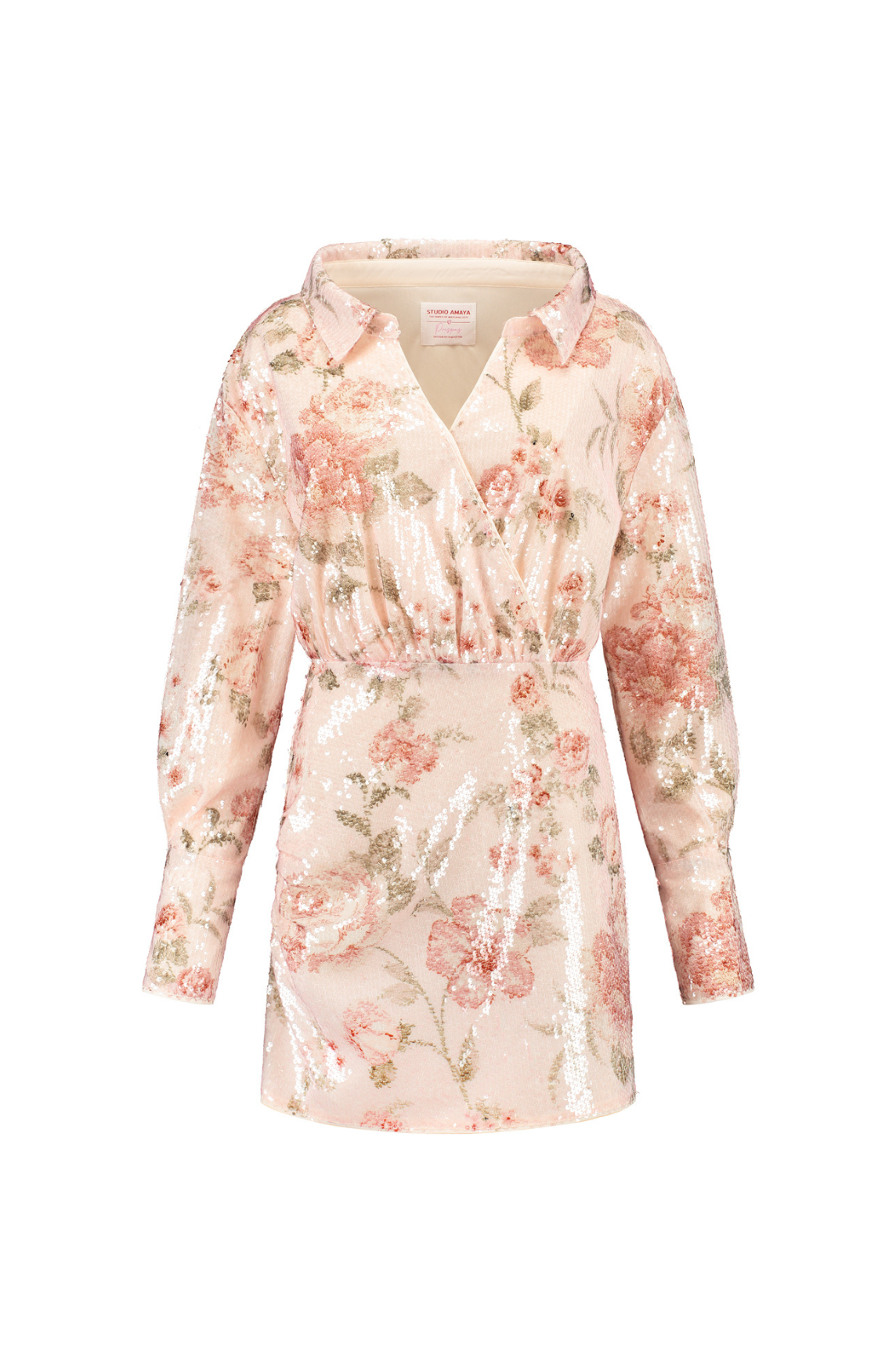 Jurk Pretty Woman | Pink sequin bouquet | Studio Amaya x Poespas