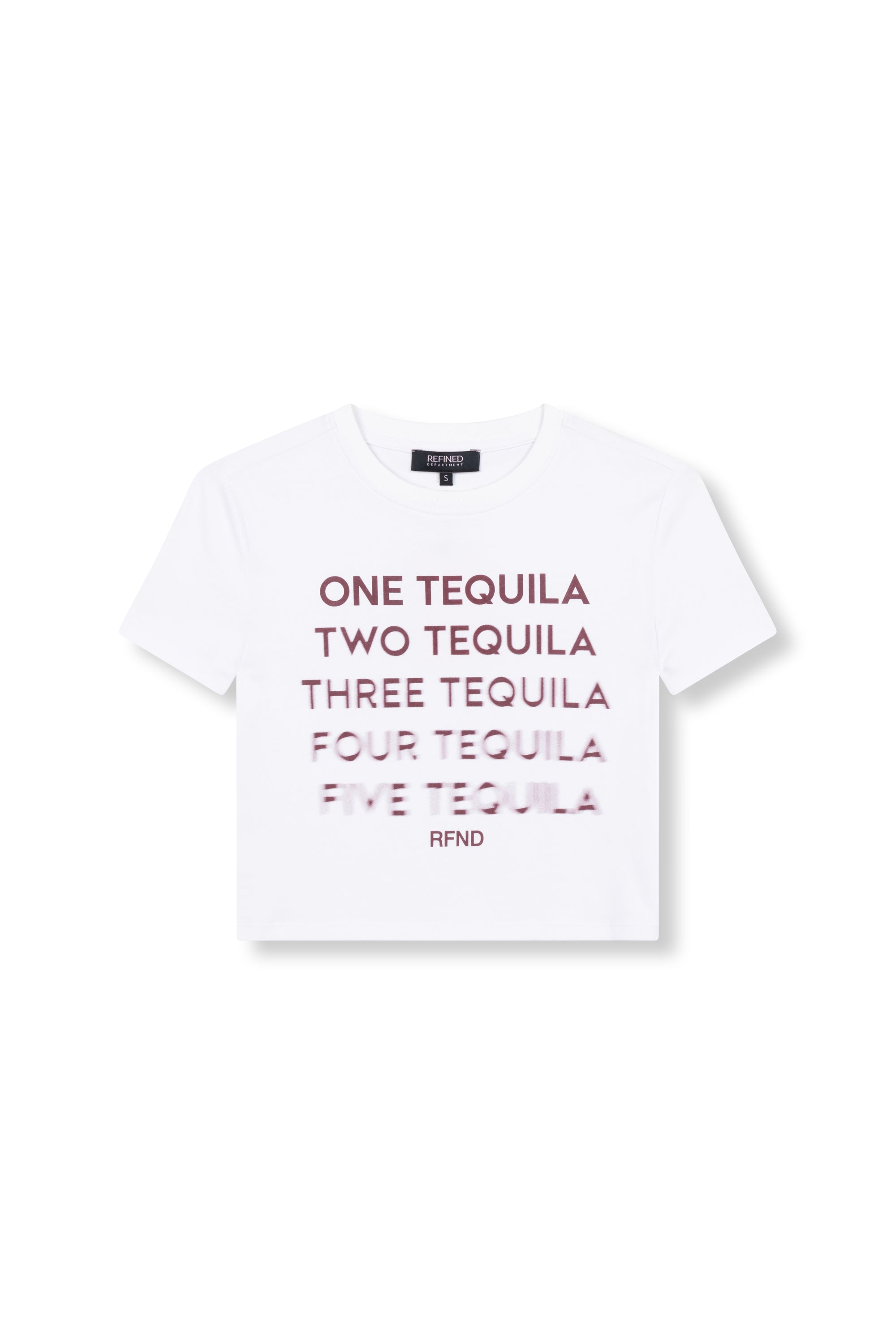 Knitted crop top Mira | White | Refined Department