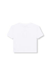 Knitted crop top Mira | White | Refined Department