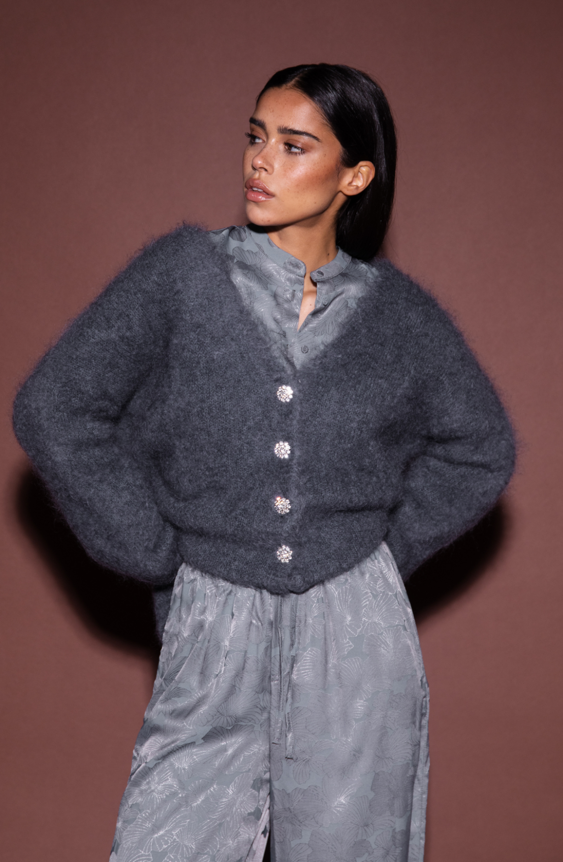 Knitwear Roos | Grey | Amaya Amsterdam