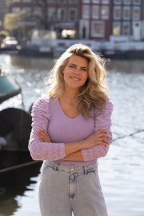 Sweater Crochet | Purple | Studio Poespas