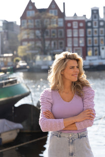 Sweater Crochet | Purple | Studio Poespas