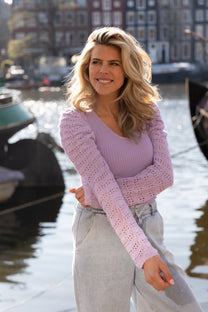 Sweater Crochet | Purple | Studio Poespas