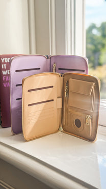 Paspoorthoes voor 1 of 2 pers. | Vacay vibes sand blue | Studio Poespas