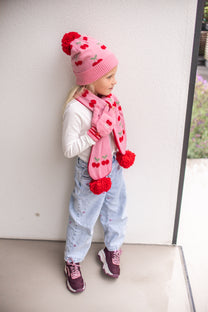 Knitted hat cheerful cherry | Rockahula