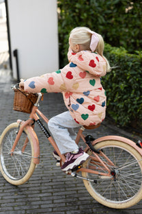 Jacket Nura | Coeur rose coloré | Konges Slojd