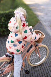 Jacket Nura | Coeur rose coloré | Konges Slojd