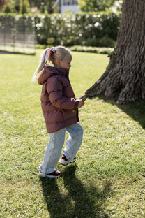 Jacket quilt solid | Rose taupe | En Fant