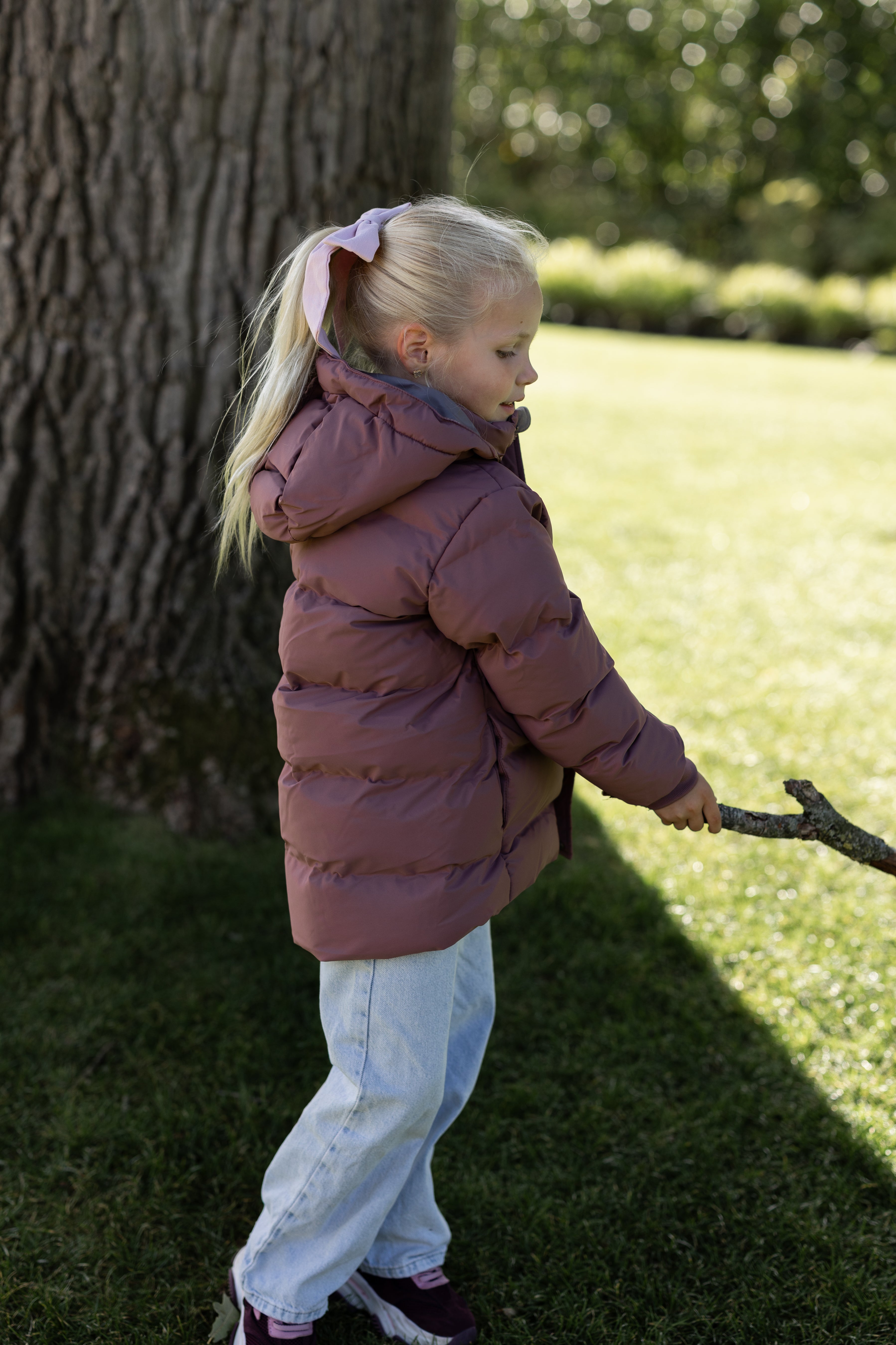 Jacket quilt solid | Rose taupe | En Fant