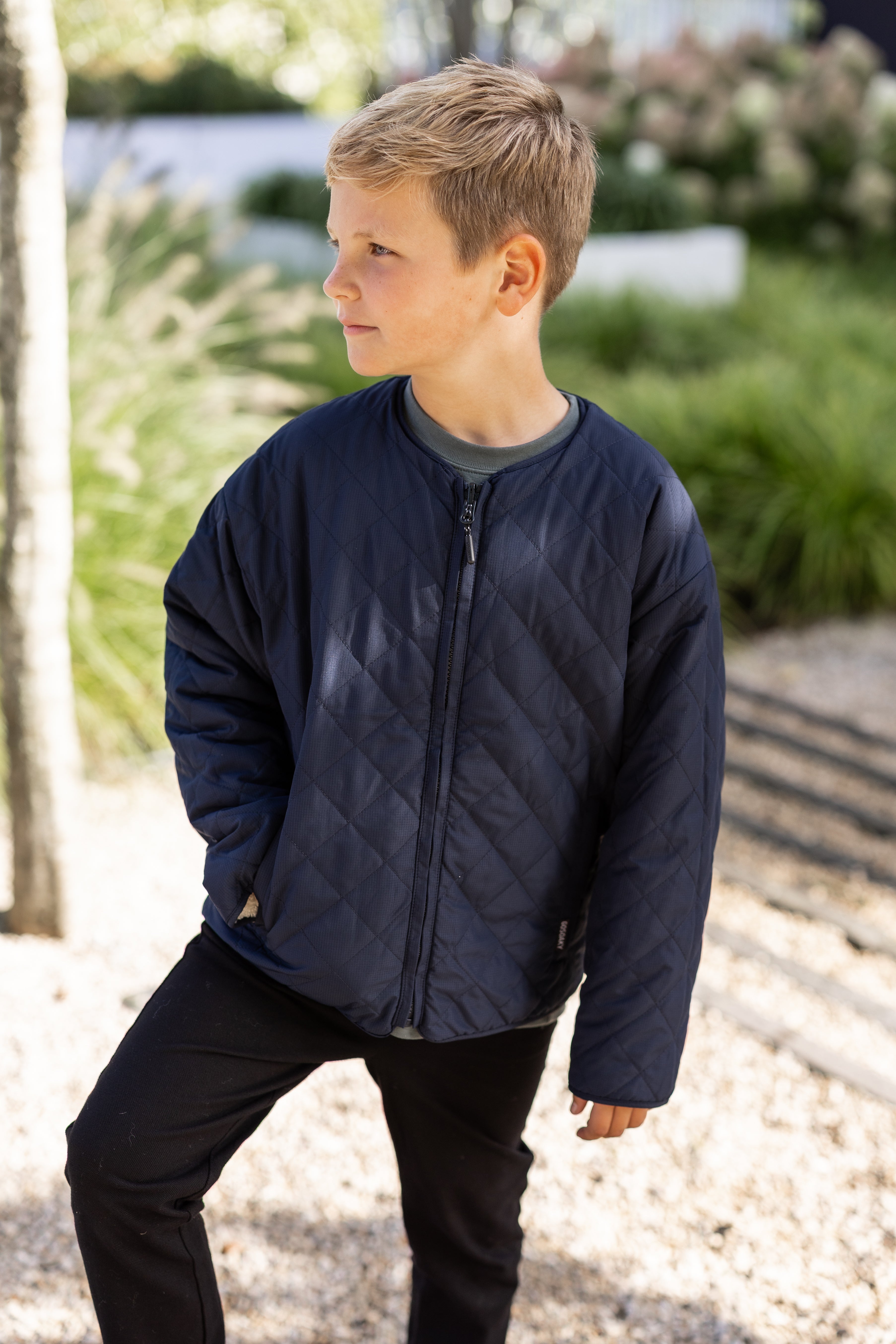 Jacket sleeping lion | Sky captain blue/teddy | Gosoaky