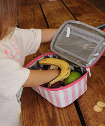 Lunch bag Pink Stripes | Hello Hossy