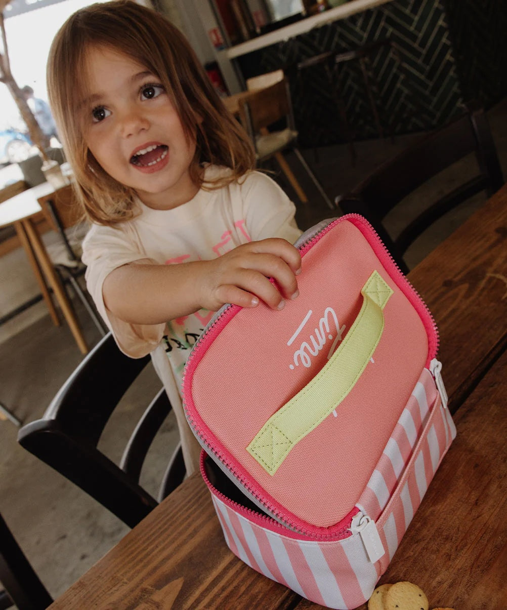 Lunch bag Pink Stripes | Hello Hossy