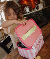 Lunch bag Pink Stripes | Hello Hossy