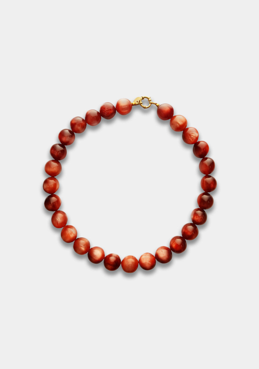 Necklace Teddy | Red crush | Harper & Yve
