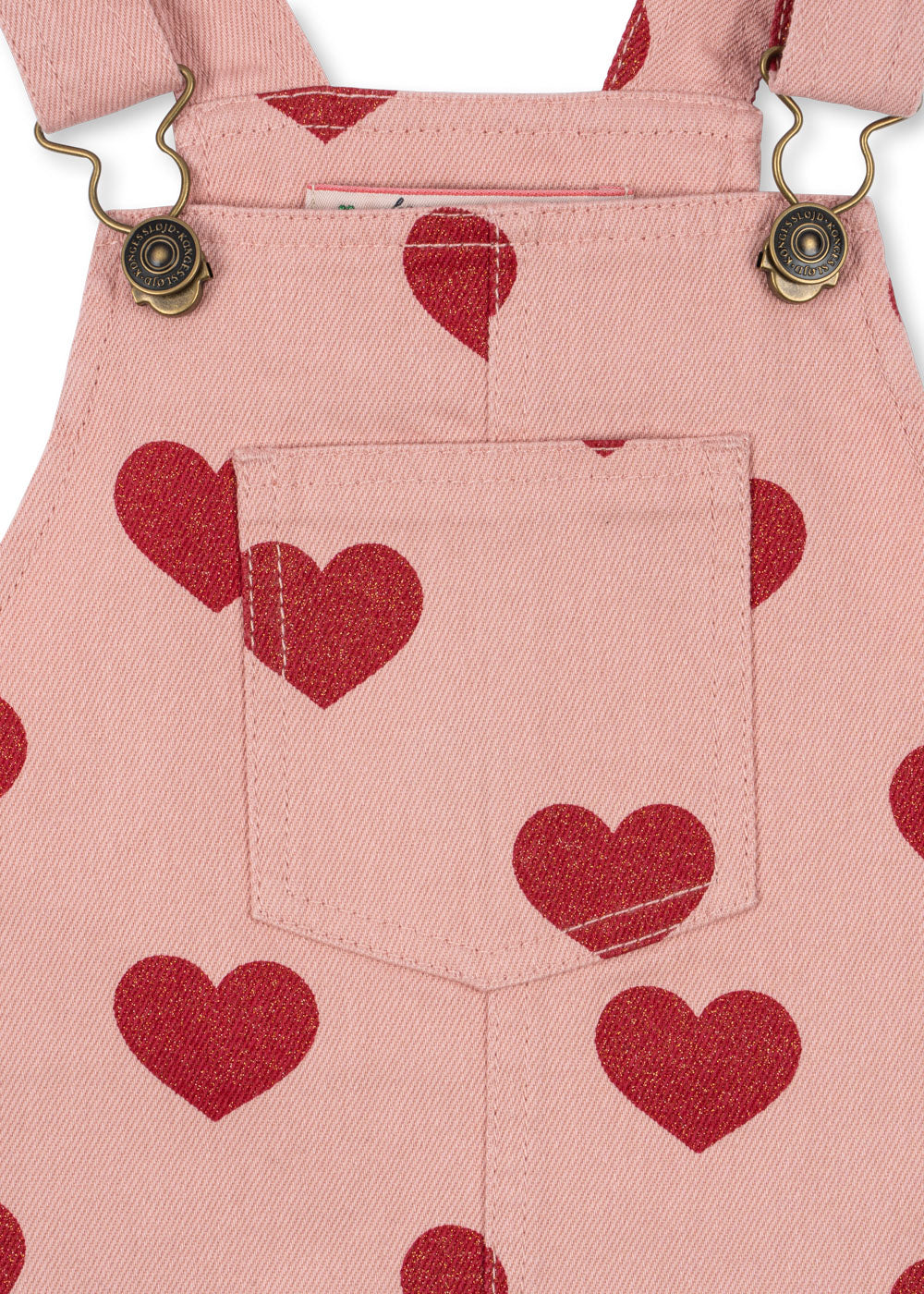 Overall dress Magot | Amour glitter | Konges Slojd