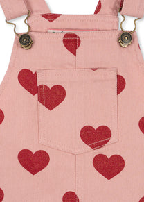 Overall dress Magot | Amour glitter | Konges Slojd