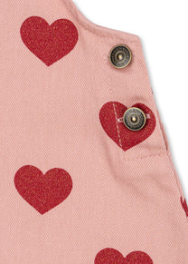 Overall dress Magot | Amour glitter | Konges Slojd