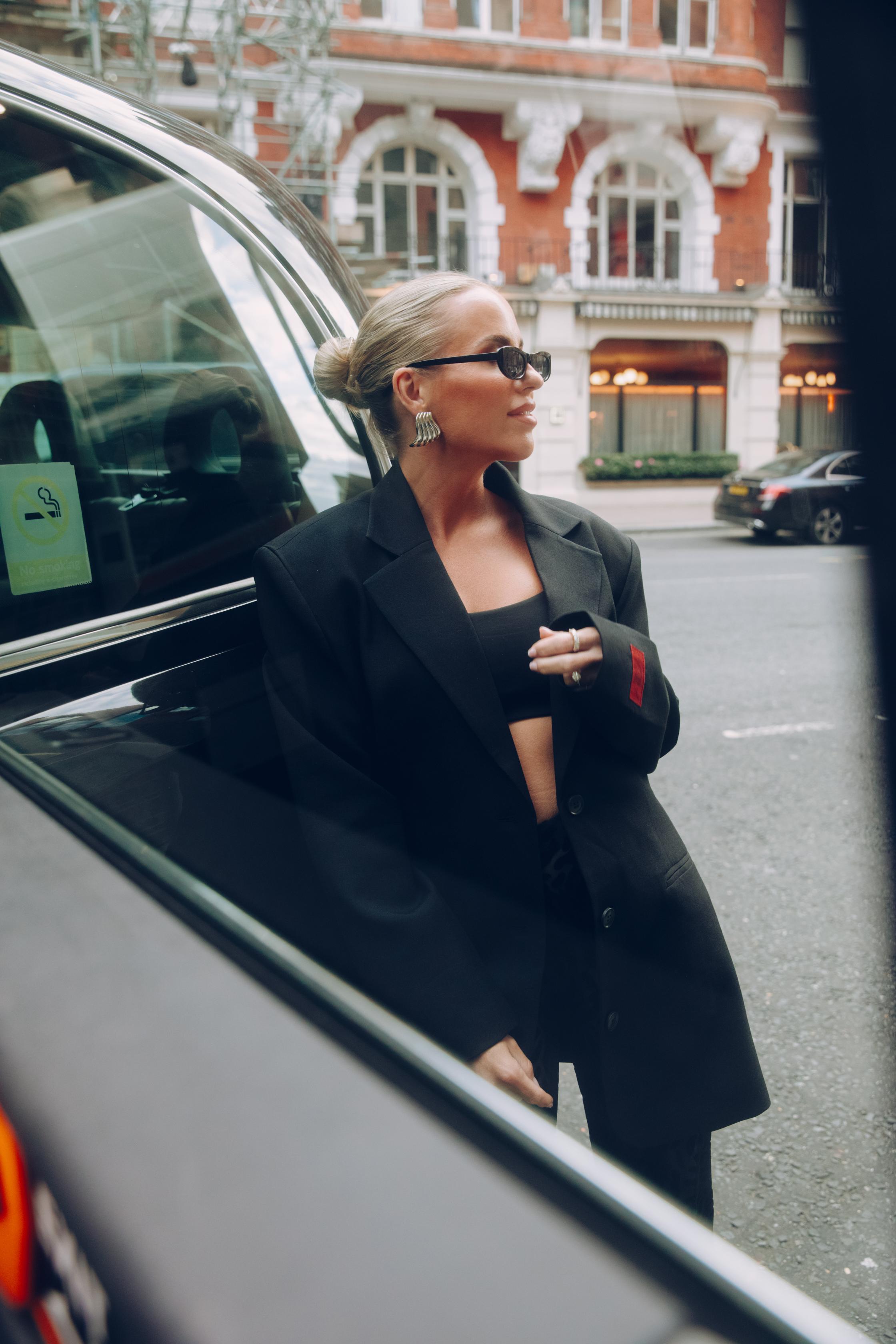 Oversized blazer Leslie | Black | Refined Department