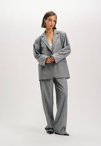 Oversized blazer Mikky | Light grey | Refined Department