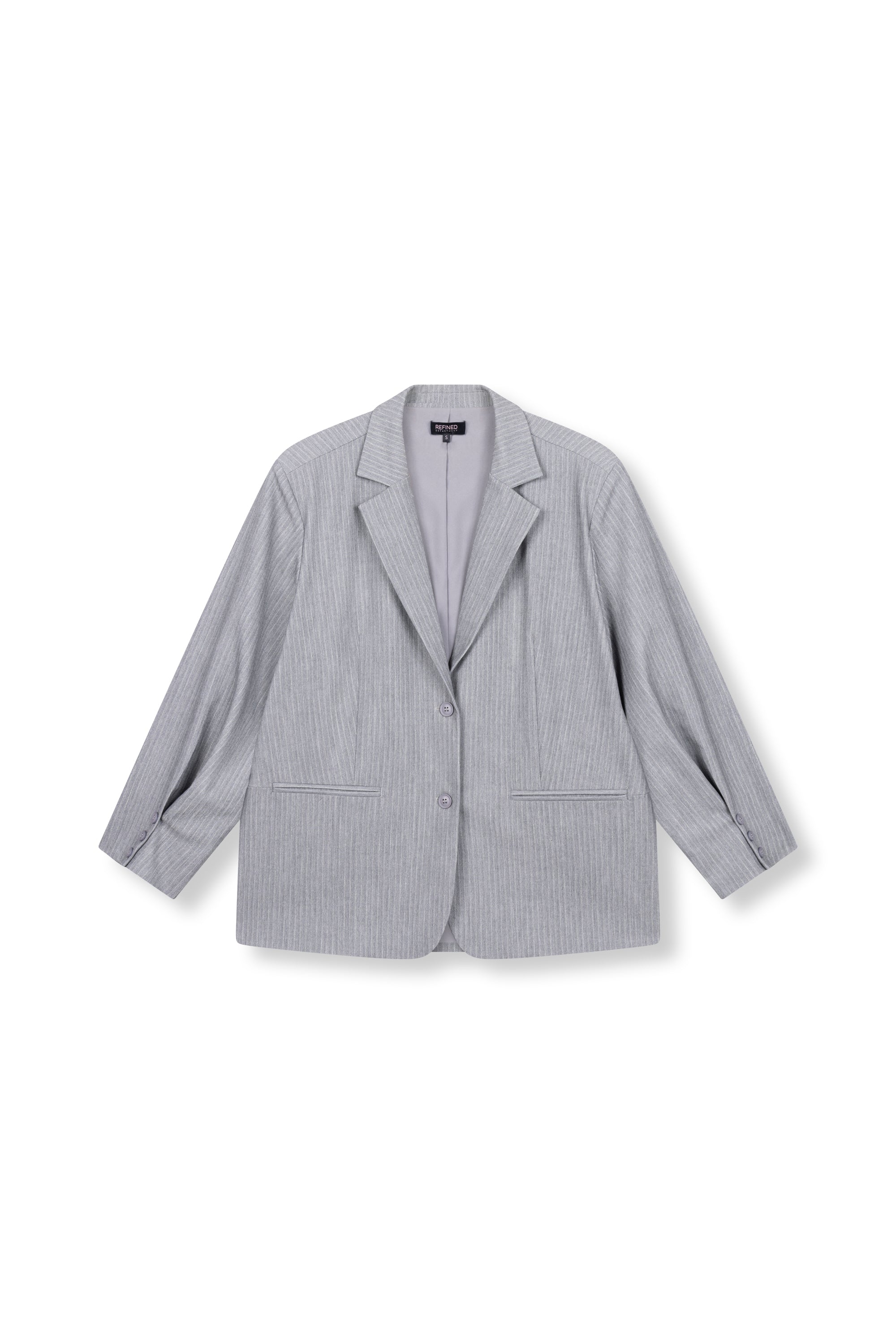 Oversized blazer Mikky | Light grey | Refined Department