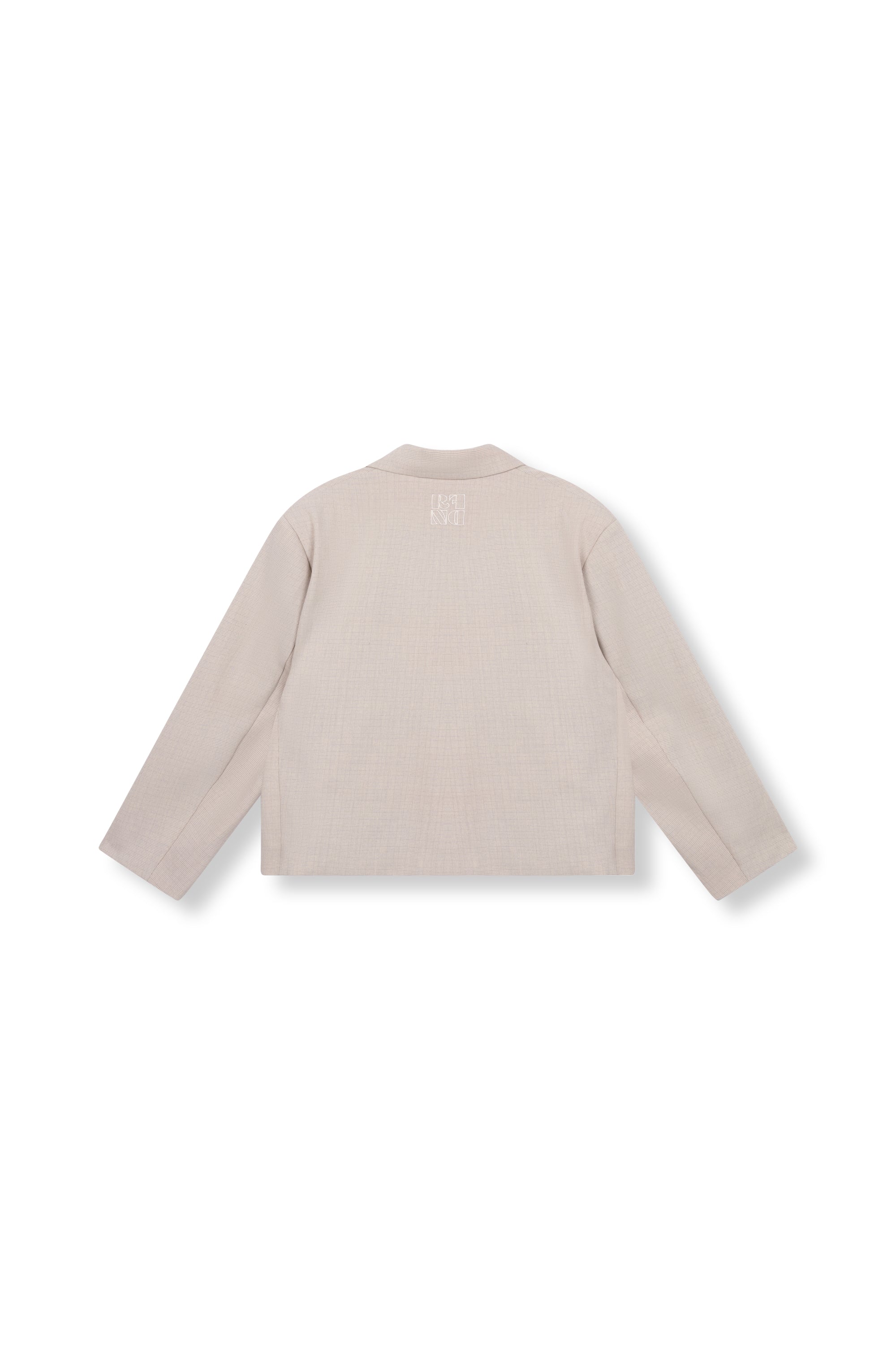 Oversized cropped blazer Jackie | Sand | Refined Department