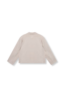 Oversized cropped blazer Jackie | Sand | Refined Department